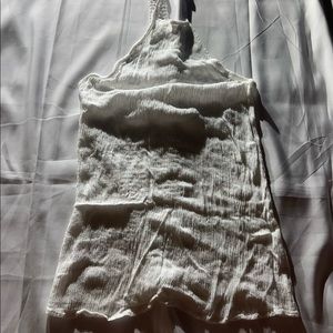 Lily Beach Size L Racerback Top Rayon Poly Spandex Length 24” #B1